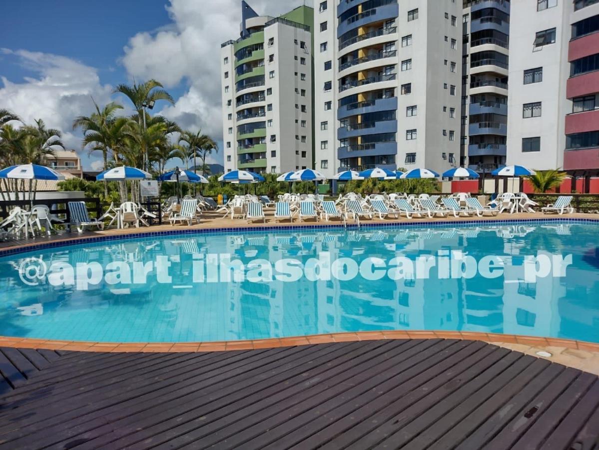 Apto Cond Ilhas Do Caribe - Pr - Beira Mar マチーニョス エクステリア 写真