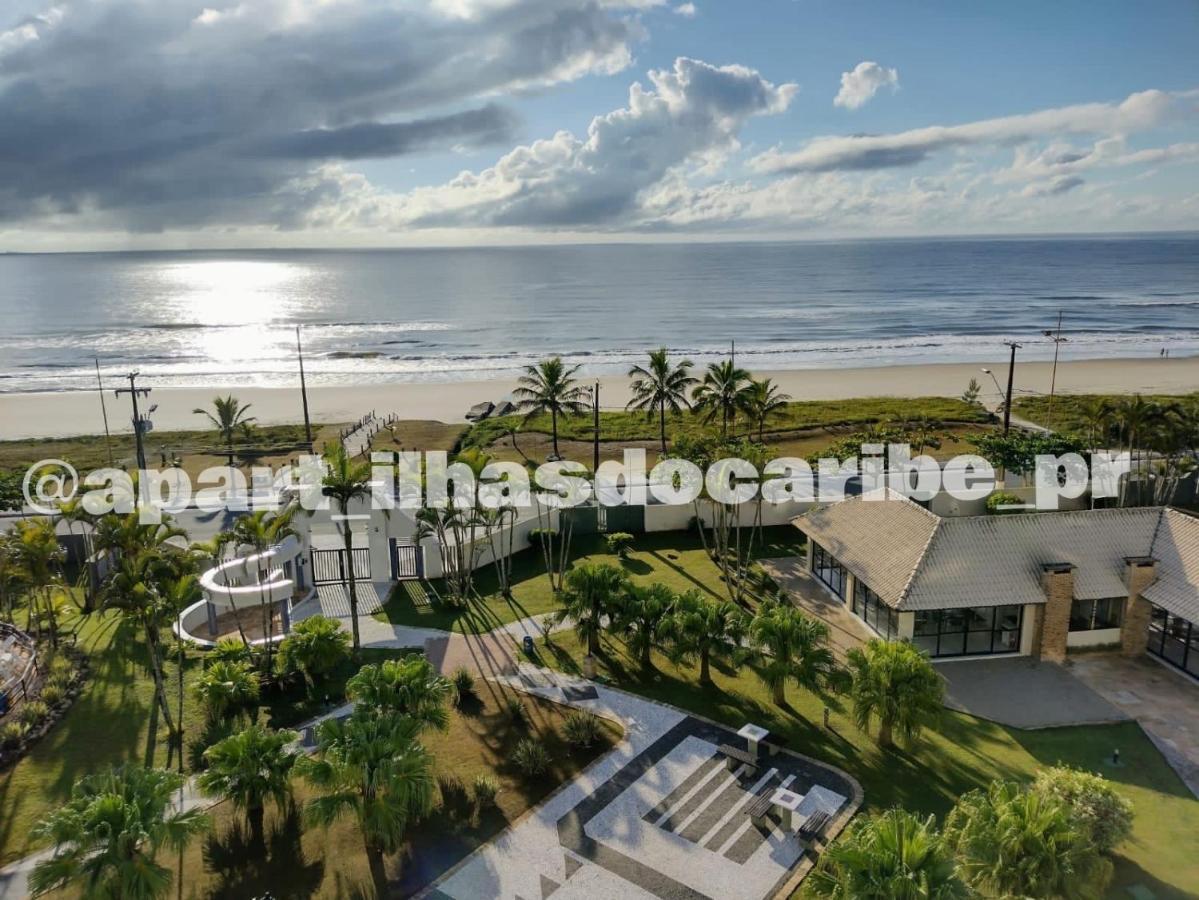 Apto Cond Ilhas Do Caribe - Pr - Beira Mar マチーニョス エクステリア 写真