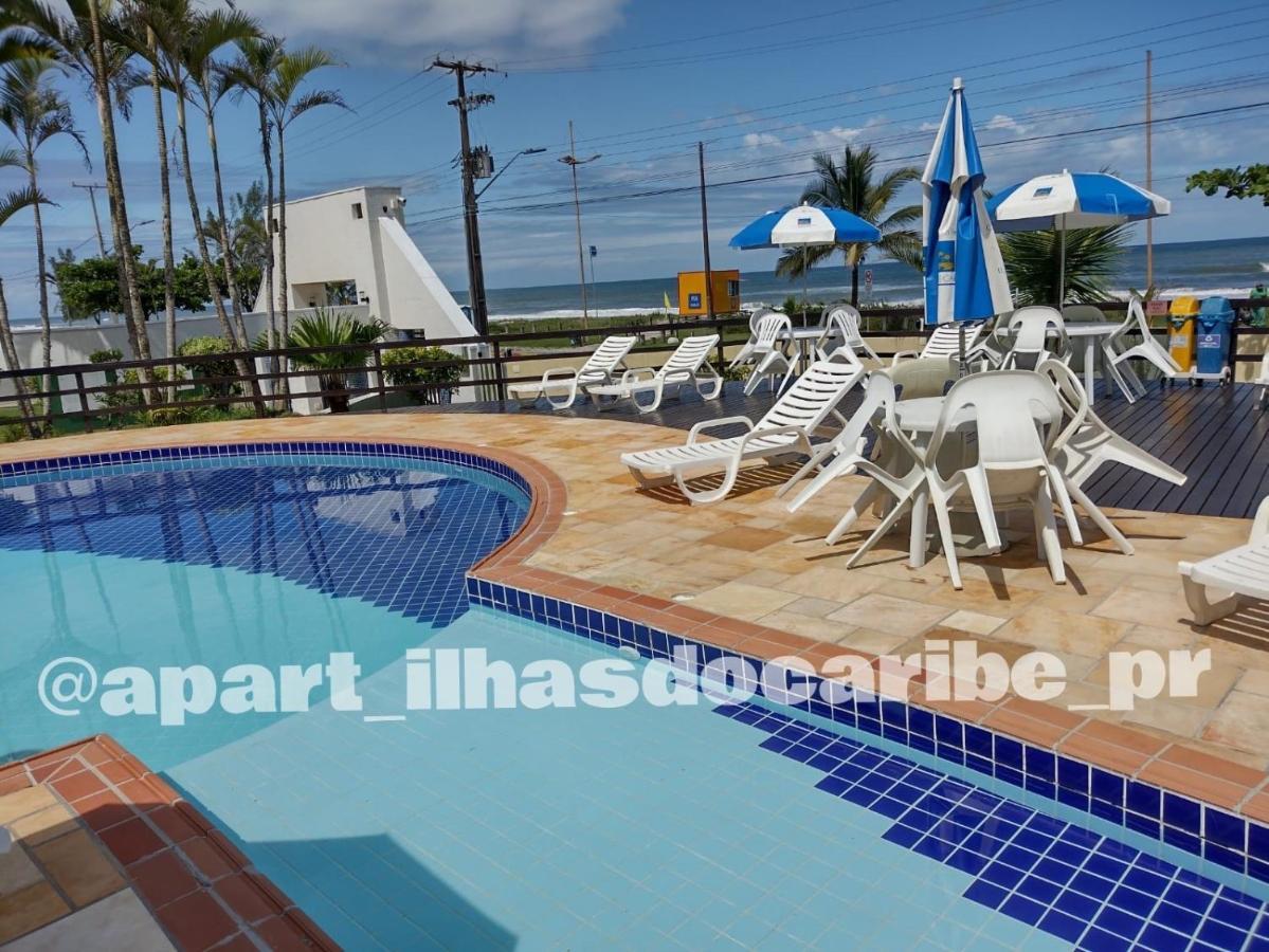 Apto Cond Ilhas Do Caribe - Pr - Beira Mar マチーニョス エクステリア 写真