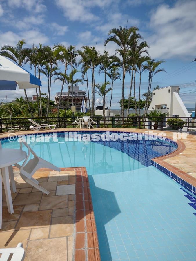 Apto Cond Ilhas Do Caribe - Pr - Beira Mar マチーニョス エクステリア 写真