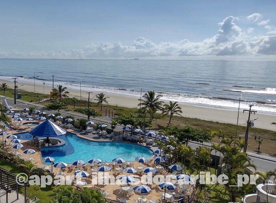 Apto Cond Ilhas Do Caribe - Pr - Beira Mar マチーニョス エクステリア 写真