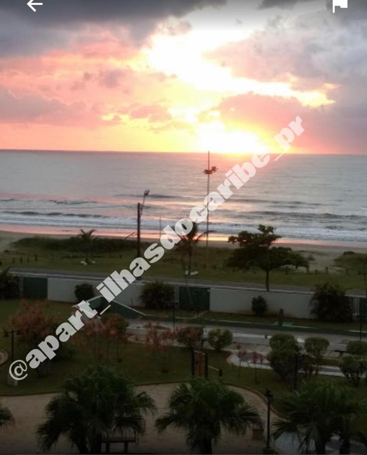Apto Cond Ilhas Do Caribe - Pr - Beira Mar マチーニョス エクステリア 写真