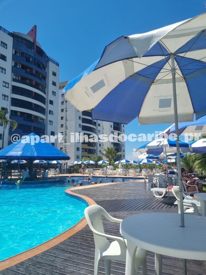 Apto Cond Ilhas Do Caribe - Pr - Beira Mar マチーニョス エクステリア 写真