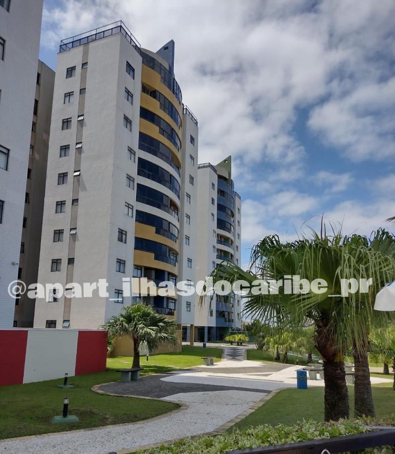 Apto Cond Ilhas Do Caribe - Pr - Beira Mar マチーニョス エクステリア 写真
