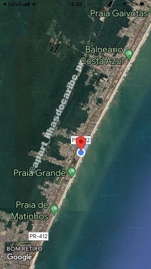 Apto Cond Ilhas Do Caribe - Pr - Beira Mar マチーニョス エクステリア 写真