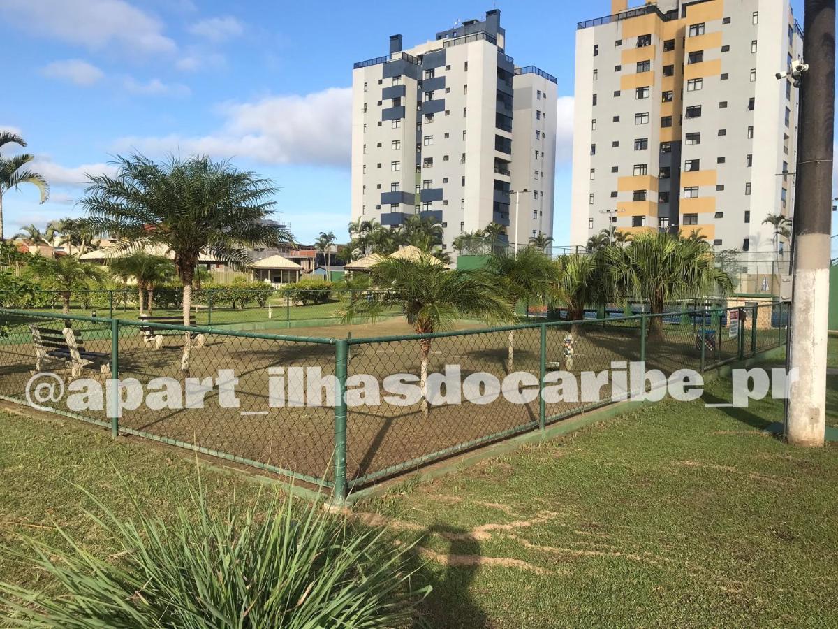 Apto Cond Ilhas Do Caribe - Pr - Beira Mar マチーニョス エクステリア 写真