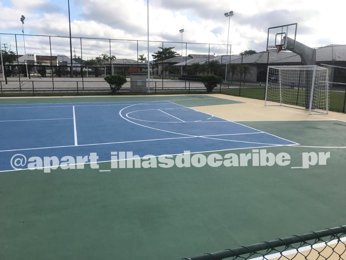 Apto Cond Ilhas Do Caribe - Pr - Beira Mar マチーニョス エクステリア 写真