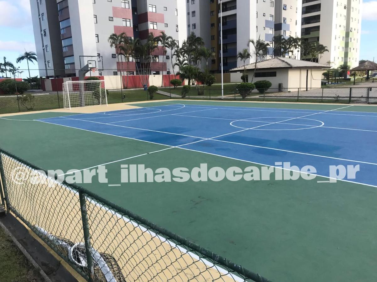 Apto Cond Ilhas Do Caribe - Pr - Beira Mar マチーニョス エクステリア 写真