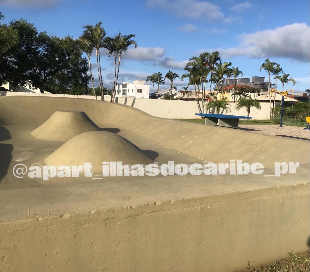 Apto Cond Ilhas Do Caribe - Pr - Beira Mar マチーニョス エクステリア 写真