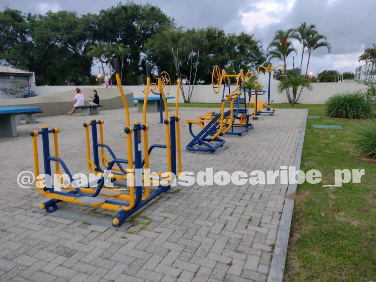 Apto Cond Ilhas Do Caribe - Pr - Beira Mar マチーニョス エクステリア 写真