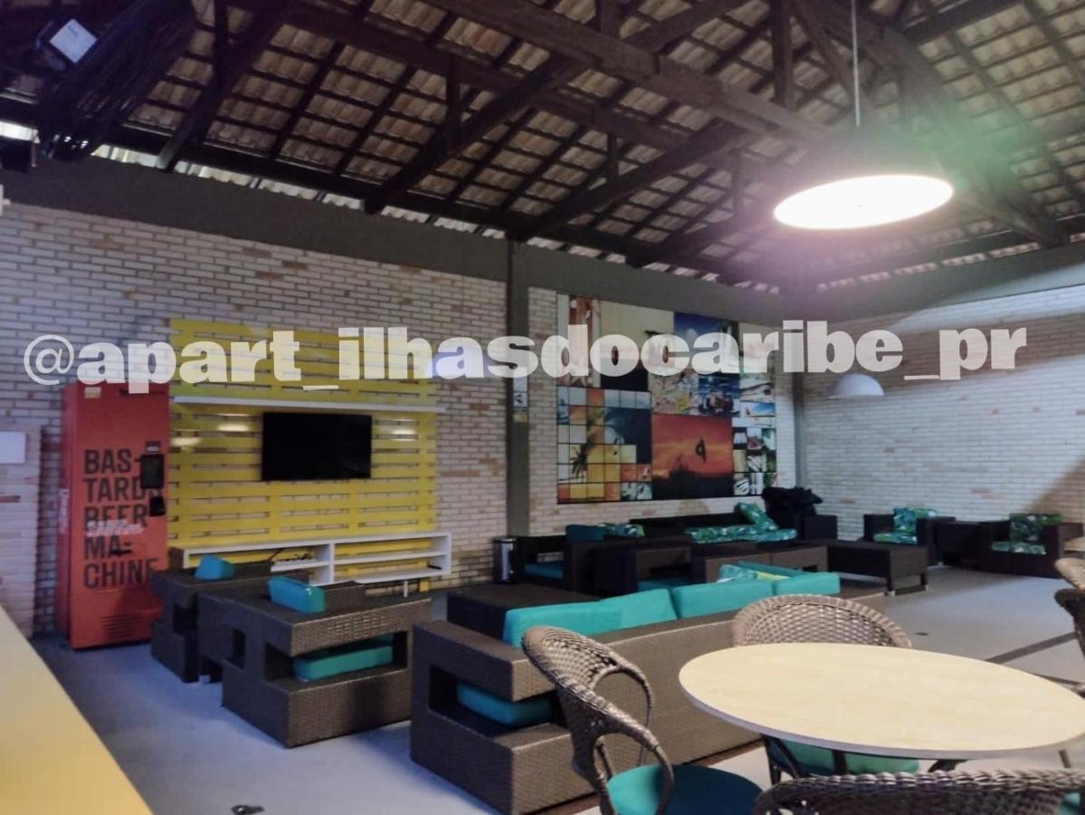 Apto Cond Ilhas Do Caribe - Pr - Beira Mar マチーニョス エクステリア 写真
